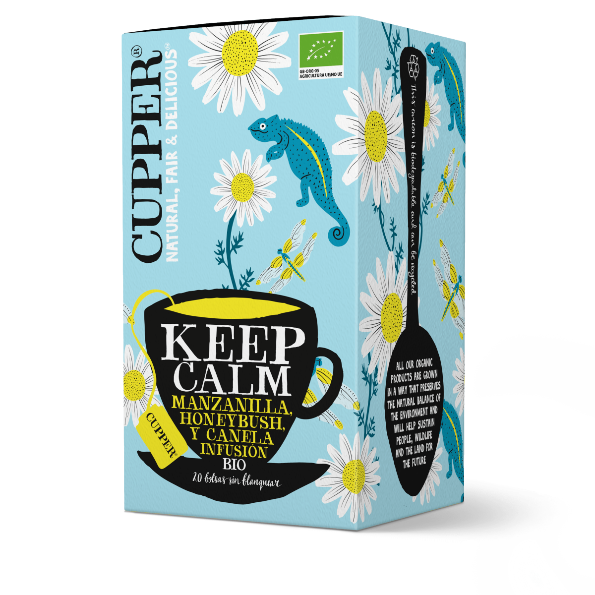 Infusión Ecológica Keep Calm Cupper Tea 1642