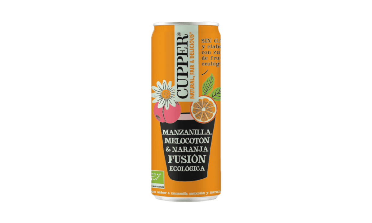 Bebida de Manzanilla, Melocotón y Naranja