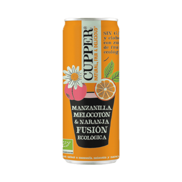 Bebida de Manzanilla, Melocotón y Naranja